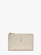 Portefeuille Leder Mila louise Wit vintage 3576XC